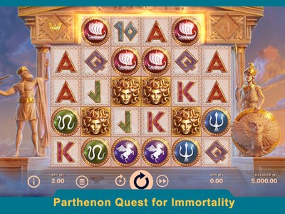 Игровой аппарат Parthenon Quest For Immortality студии NetEnt
